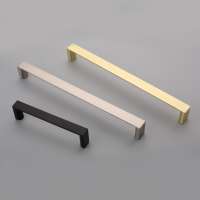 Furniture hardware high quality safety design handle kitchen cabinet knob handle gold cabinet pulls 2042