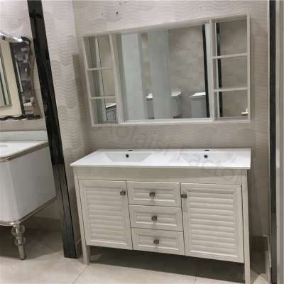 1200 large aluminum bathroom vanity cabinets wash double basins with cabinet bath