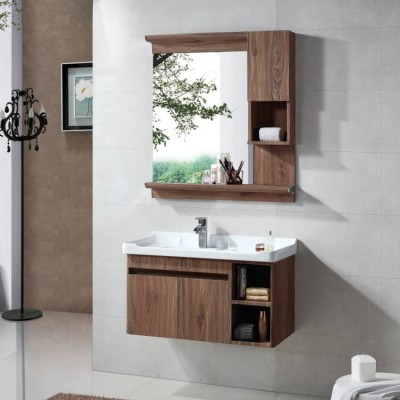 Chinese stainless steel bathroom basin with illuminate mirror cabinet