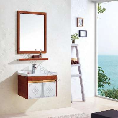 New home style factory made vanity bathroom cabinet with mirror